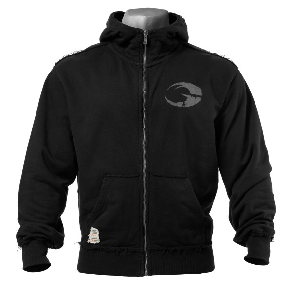 GASP Original Hoodie, M, Musta