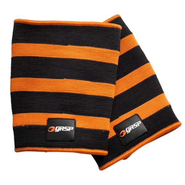 Gasp Power Elbow Sleeves, XL, Black/flame