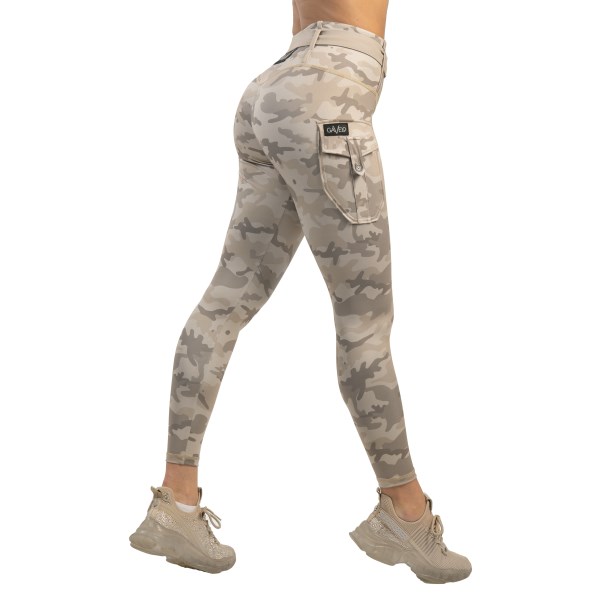 Gavelo Cargo Leggings, L, Sand Camo