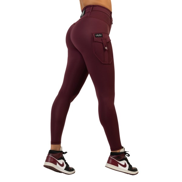 Gavelo Cargo Leggings, S, Burgundy