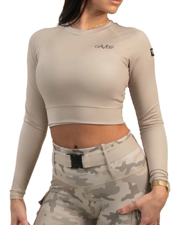 Pienoiskuva Gavelo Cropped Longsleeve, S, Sand Dune
