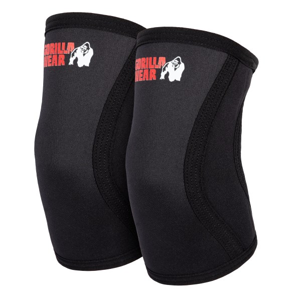 Gorilla Wear 3 mm Elbow Sleeves, XL, Musta