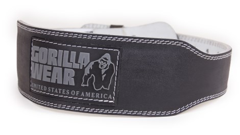Pienoiskuva Gorilla Wear 4 Inch Padded Leather Belt, S/M, Black / grey