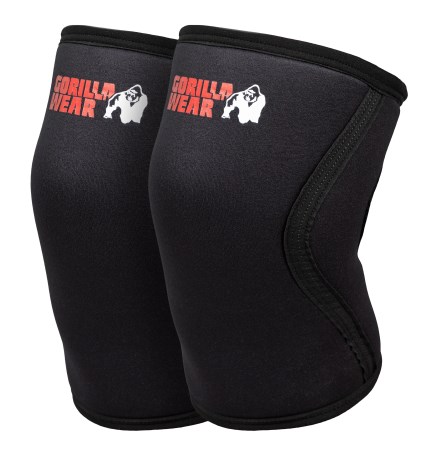 Pienoiskuva Gorilla Wear 5 mm Knee Sleeves, M, Musta