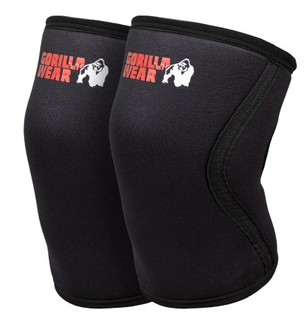 Pienoiskuva Gorilla Wear 7 mm Knee Sleeves, L, Musta