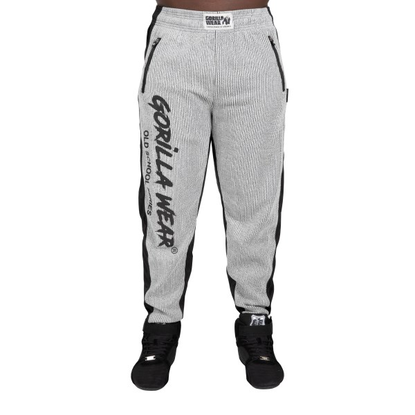 Gorilla Wear Augustine Old School Pants, L/XL, Harmaa