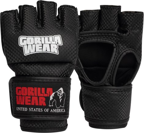 Pienoiskuva Gorilla Wear Berea MMA Gloves, L/XL, Black/white