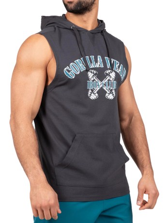 Pienoiskuva Gorilla Wear Chico S/L Hooded T-shirt, M, Dark Grey