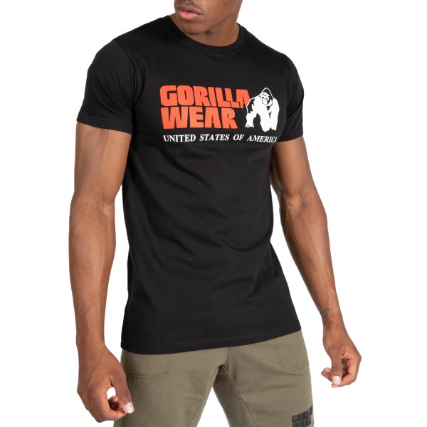 Gorilla Wear Classic T-shirt, S, Musta