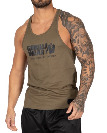 Pienoiskuva Gorilla Wear Classic Tank Top, M, Army Green
