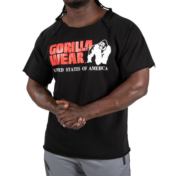 Gorilla Wear Classic Workout Top, 2XL/3XL, Musta