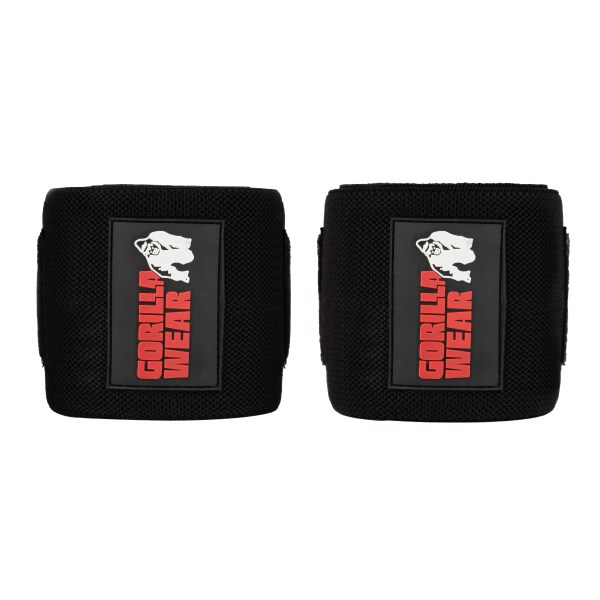 Gorilla Wear Elbow Wraps, 1.2 m, Musta