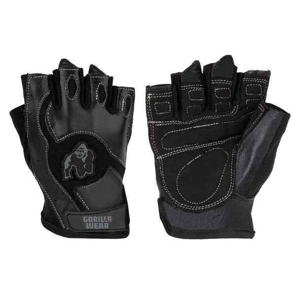 Gorilla Wear Mitchell Training Gloves, XL, Musta