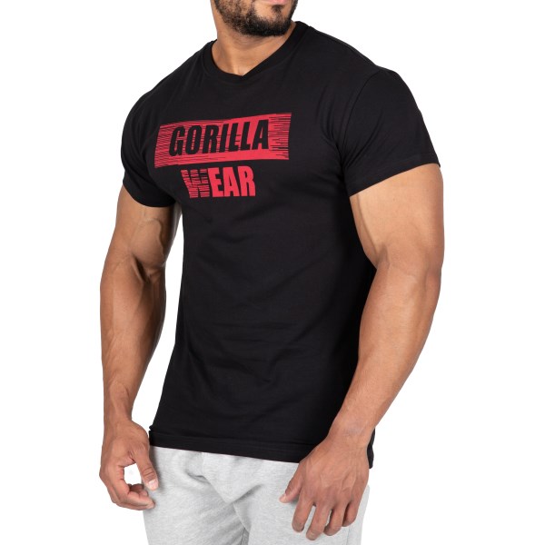 Gorilla Wear Murray T-Shirt, S, Musta