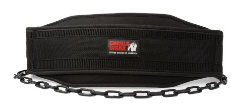 Pienoiskuva Gorilla Wear Nylon Dip Belt, Musta