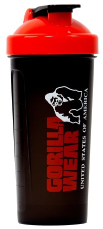 Pienoiskuva Gorilla Wear Shaker XXL, 1000 ml, Black/red