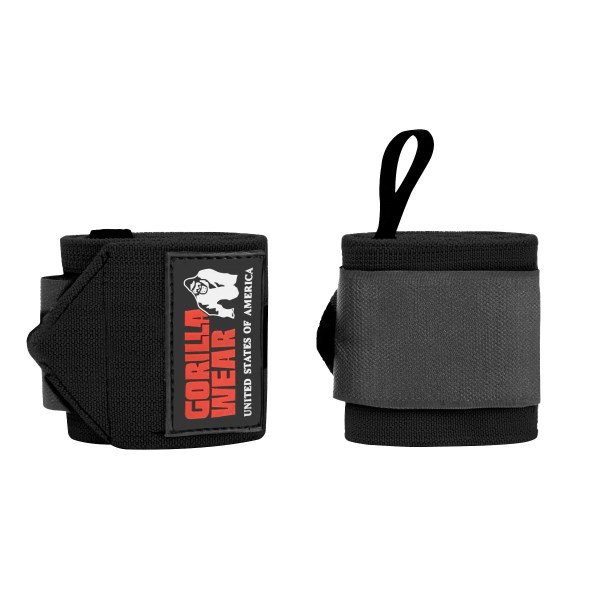 Gorilla Wear Wrist Wrap Pro, 1 pari, Musta