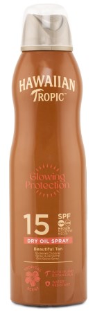 Pienoiskuva Hawaiian Tropic Dry Oil Argan Continuous Spray SPF 15, 177 ml