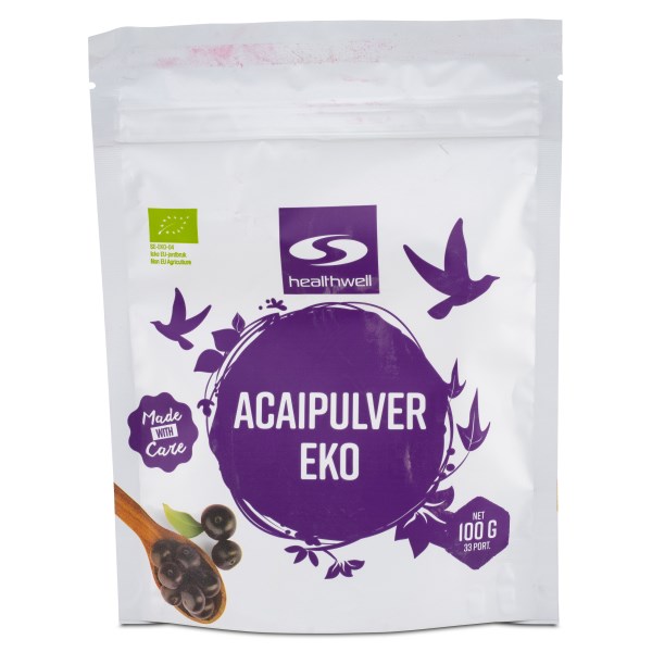 Healthwell Acai-jauhe EKO, 100 g