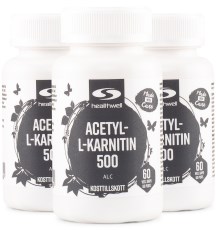 Pienoiskuva Healthwell Acetyl-L-karnitiini, 180 kapselia