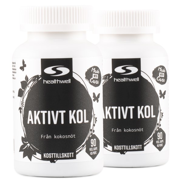 Healthwell Aktiivihiili, 180 kapselia