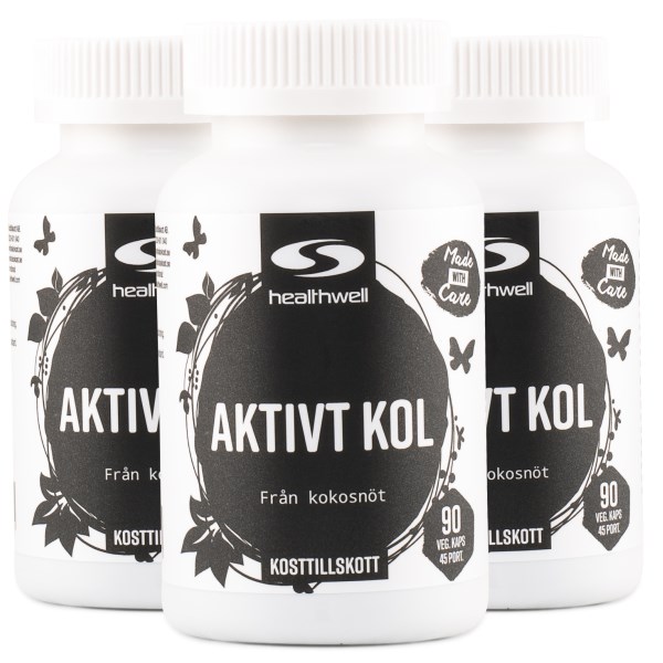 Healthwell Aktiivihiili, 270 kapselia