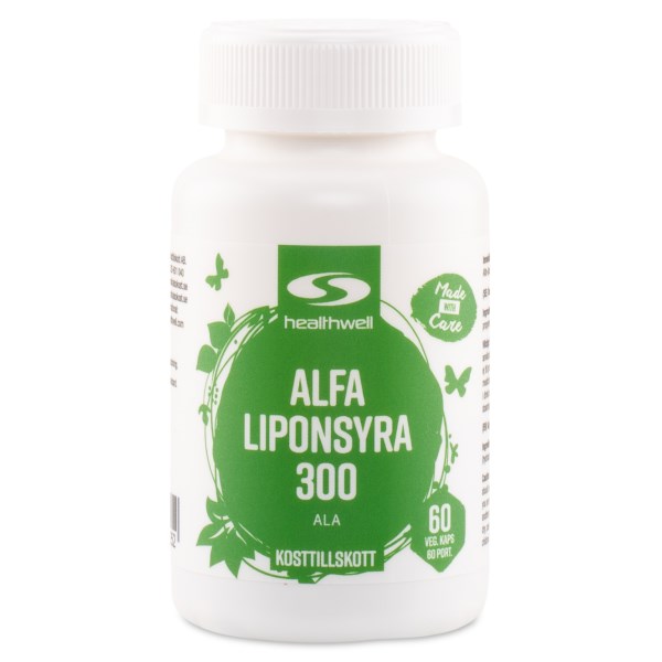 Healthwell Alfa Lipoiinihappo 300, 120 kapselia