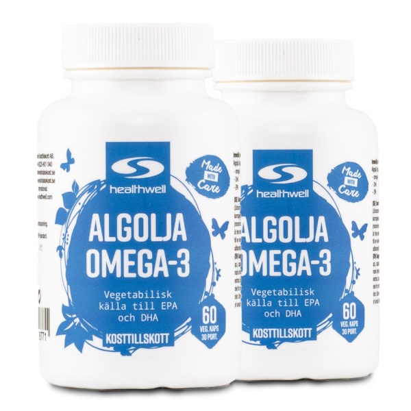 Healthwell Algolja Omega-3, 120 kapselia