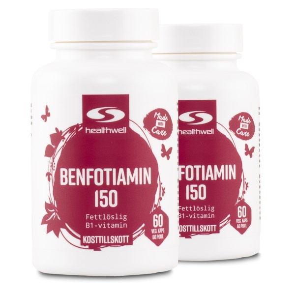 Healthwell Benfotiamiini 150, 120 kapselia