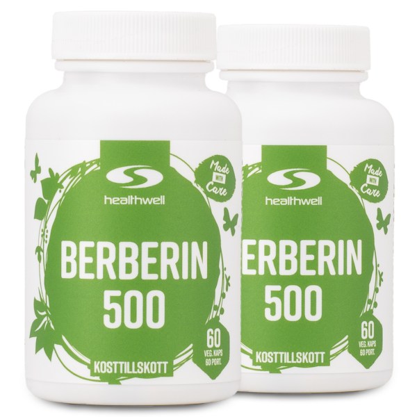 Healthwell Berberin 500, 120 kapselia