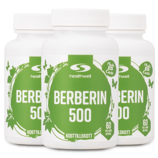 Healthwell Berberin 500, 180 kapselia