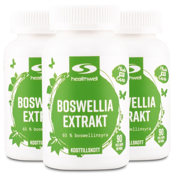 Healthwell Boswellia -Uute, 270 kapselia