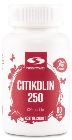 Pienoiskuva Healthwell Sitikoliini 250 , 60 kapselia