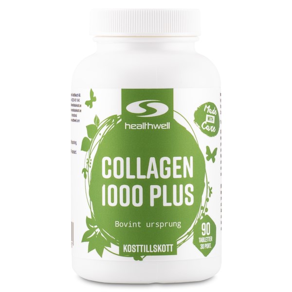 Healthwell Collagen 1000 Plus, 90 tablettia