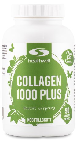 Pienoiskuva Healthwell Collagen 1000 Plus, 90 tablettia