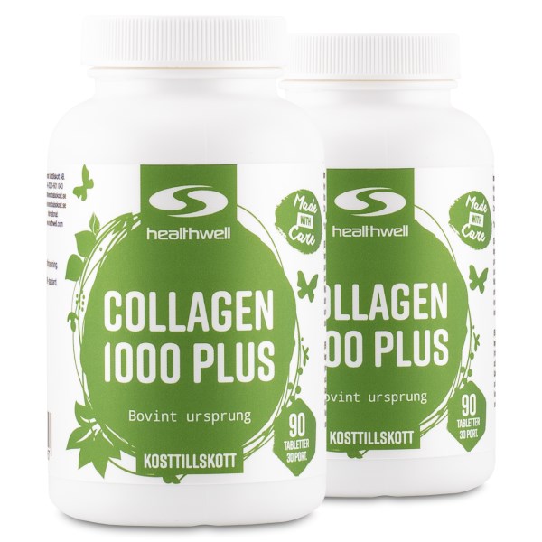 Healthwell Collagen 1000 Plus, 180 tablettia