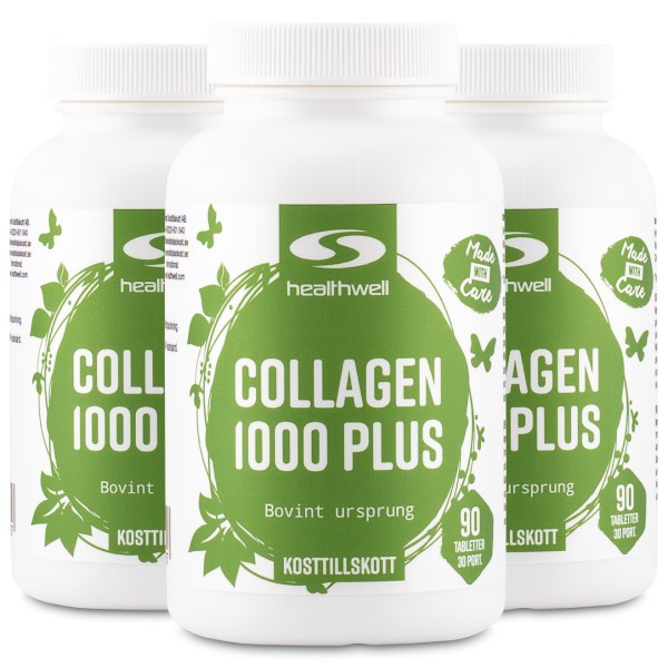 Healthwell Collagen 1000 Plus, 270 tablettia