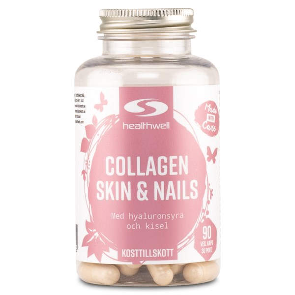 Healthwell Collagen Skin & Nails, 90 kapselia