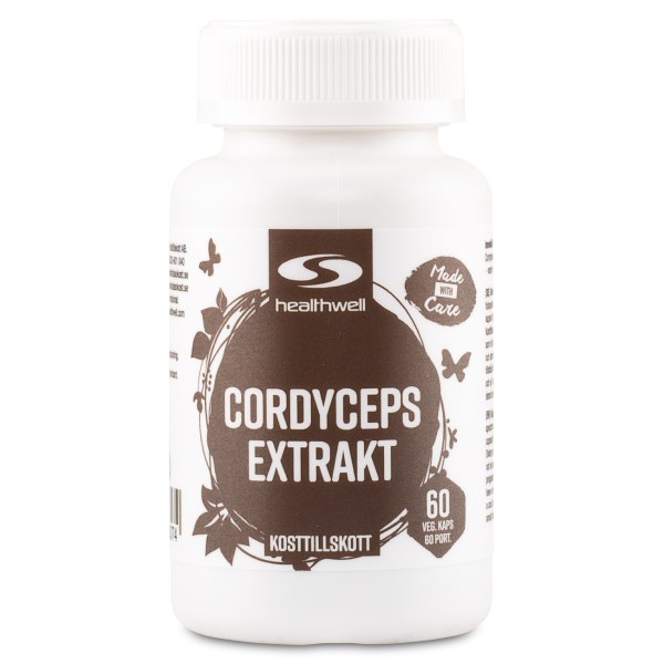 Healthwell Cordyceps, 60 kapselia