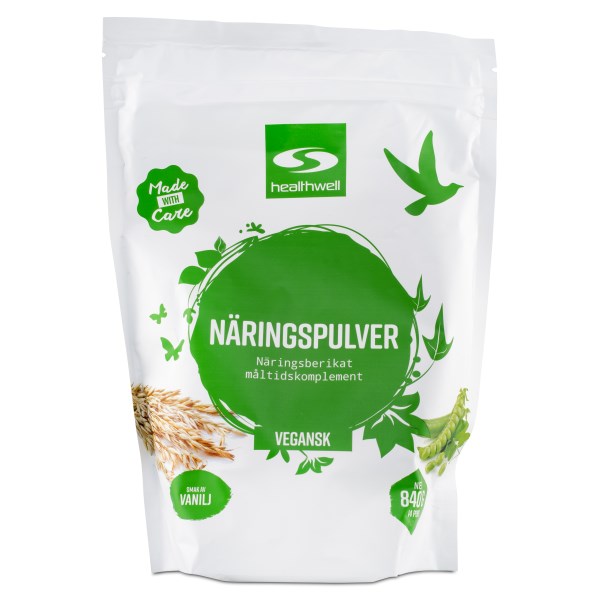 Healthwell Detox Ravintolisäjauhe, Vanilja, 840 g