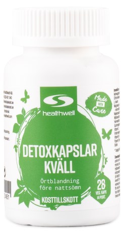 Pienoiskuva Healthwell Ilta Detox-kapselit, 28 kaps