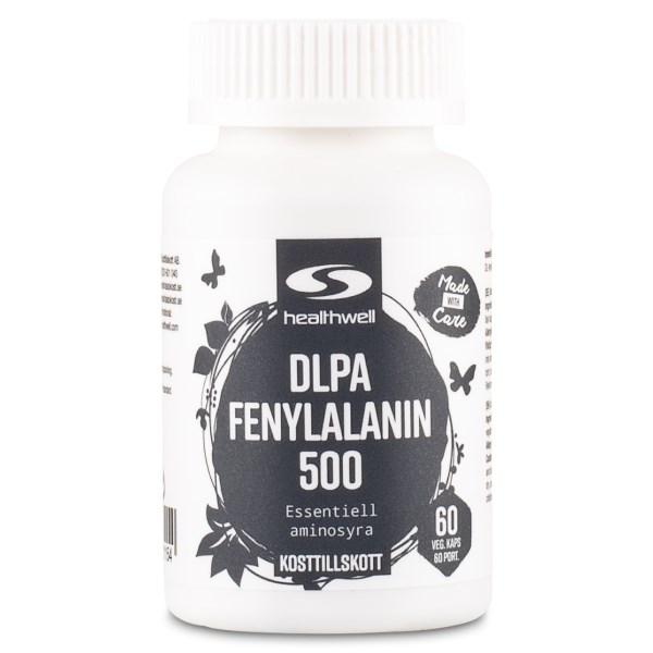 Healthwell DLPA Fenyylialaniini 500, 60 kapselia