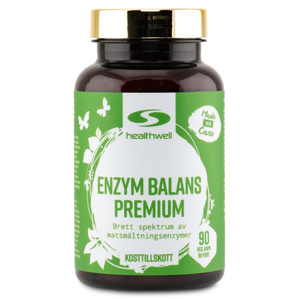 Healthwell Premium Ruuansulatusentsyymi, 90 kapselia
