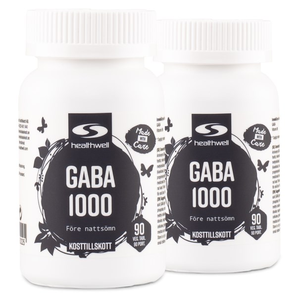 Healthwell GABA 1000, 180 tablettia