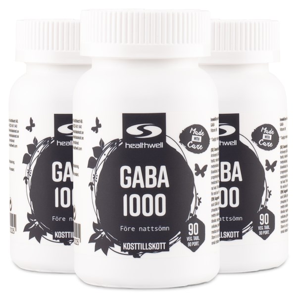 Healthwell GABA 1000, 270 tablettia