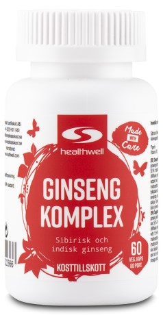 Pienoiskuva Healthwell Ginseng Kompleksi, 60 kapselia