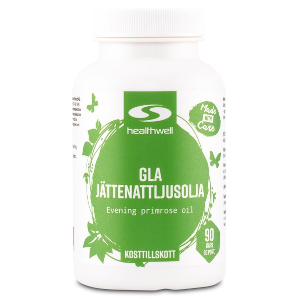 Healthwell GLA Helokkiöljykapselit, 90 kapselia