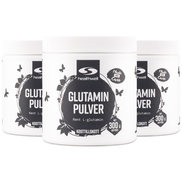 Healthwell Glutamiinijauhe, 900 g