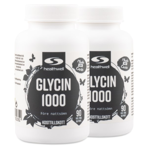 Healthwell Glycin 1000, 180 tablettia