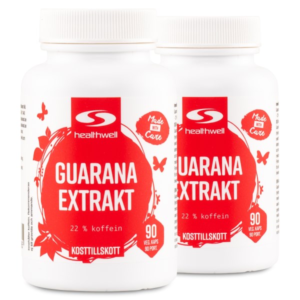 Healthwell Guarana, 180 kapselia